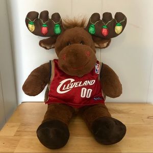 Build a Bear Holiday Moose Cleveland Cavs EUC